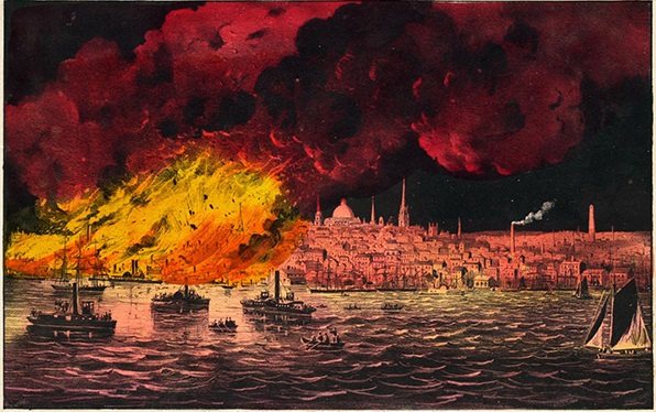 THE GREAT FIRE AT BOSTON, NOV. 9 & 10, 1872